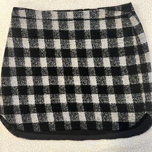 Madewell Skirt - Size 10 - Buffalo Check Shirttail Mini Skirt